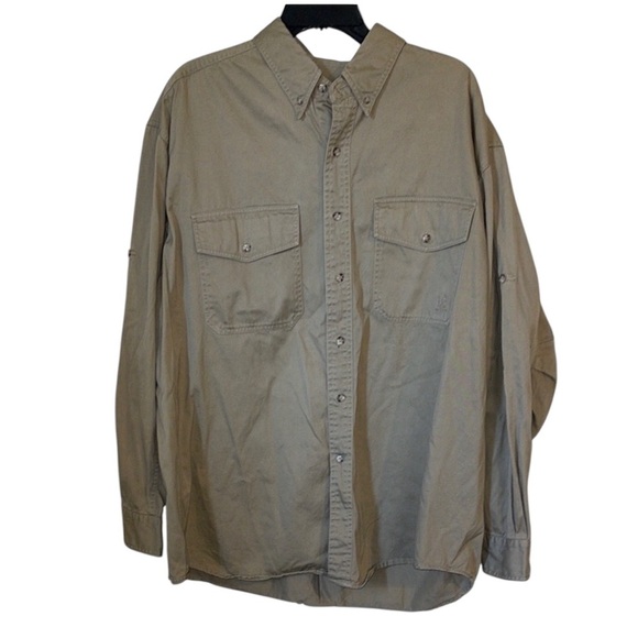 🌹WOOLRICH DUCKS UNLIMITED BUTTON DOWN SHIRT - Picture 1 of 7